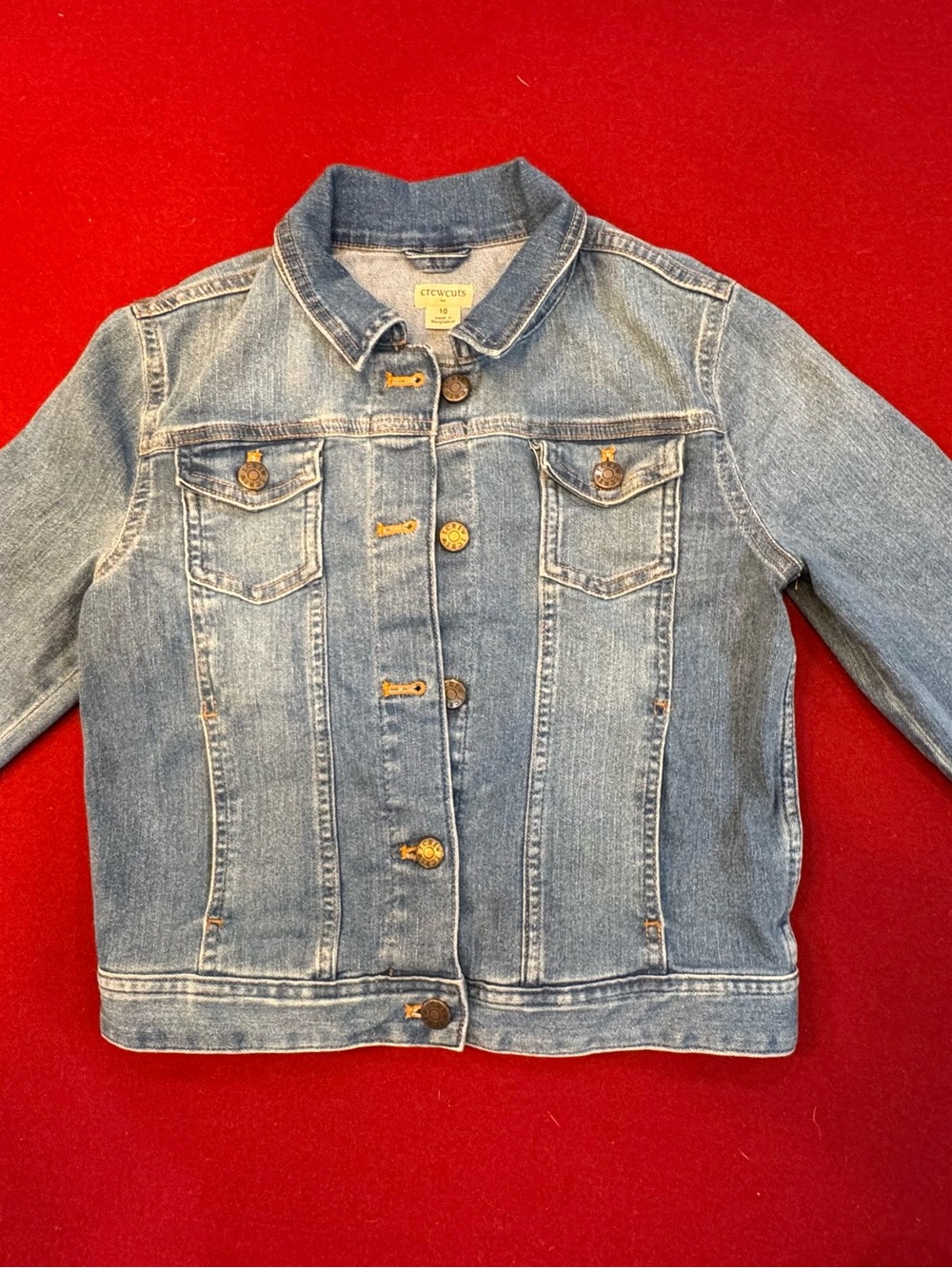 J. Crew Crewcuts Medium Blue Denim Jacket for Kids